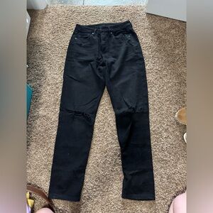 American Eagle Distressed Mom Jeans